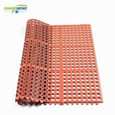 Anti-Fatigue Floor Mat Oil Resistance Rubber Mat for Kitchen Hotel