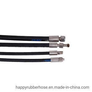 High Pressure High Impulse Two Wire Braided Hydraulic Rubber Hose Assembly (SAE100 R2AT/DIN EN853 2SN) Factory