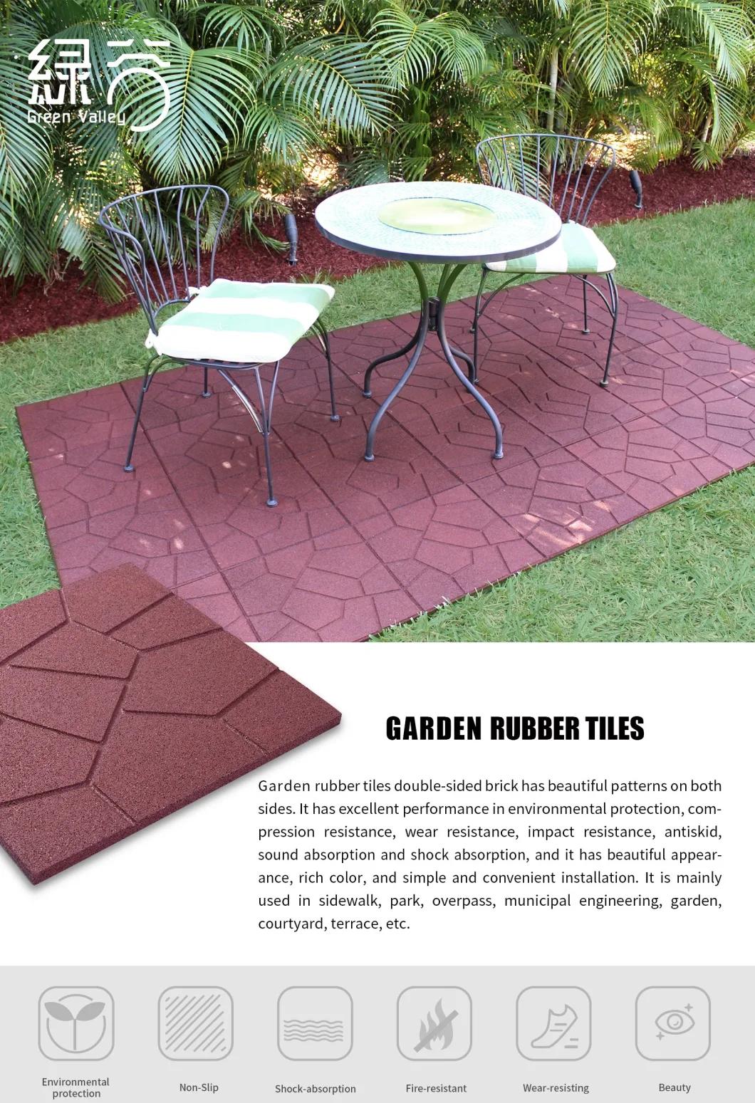 Top-Brick Rubber Tile Rubber Flooring Mats