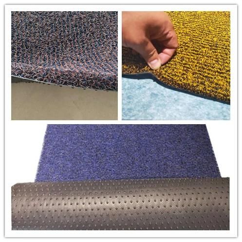 High Quality Environmental 1.2X9m 20mm Double Color Spike/Nail Backing PVC Coil Car Rug Carpet Mat for Decoration