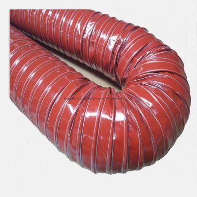 Large Flexible Pipe Radiator Glass Fibre Fabric Hose Heat Resistant Duct