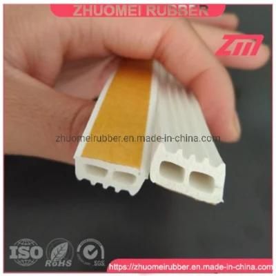 Self Adhesive E Profile Door Window Seal Excluder Rubber Weather Strip