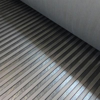 Non Slip Wide/Broad Ribbed Rubber Sheets/Flooring Mats Used in Airport