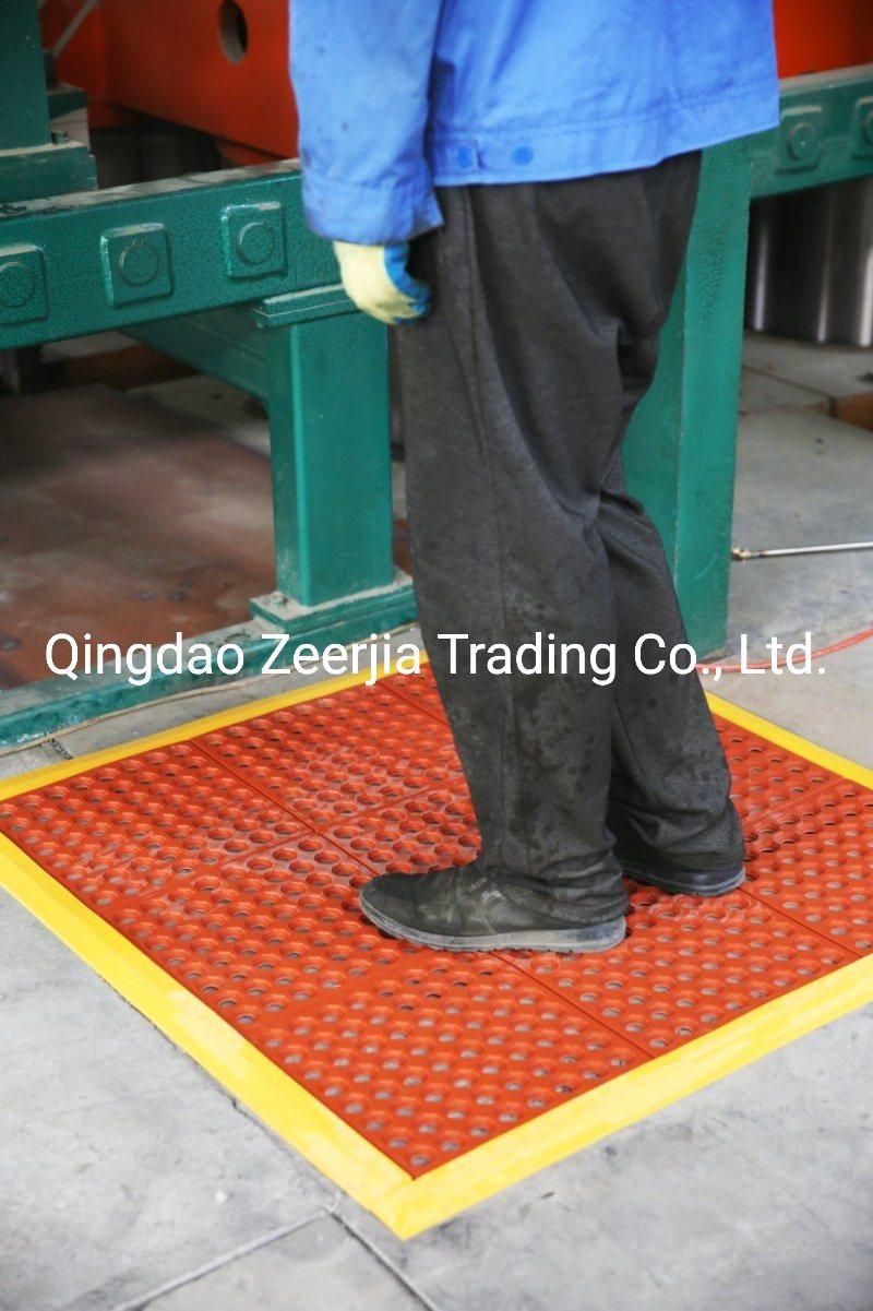 Anti Slip Rubber Kitchen Mat/Anti-Fatigue Rubber Door Mat with Interlocking