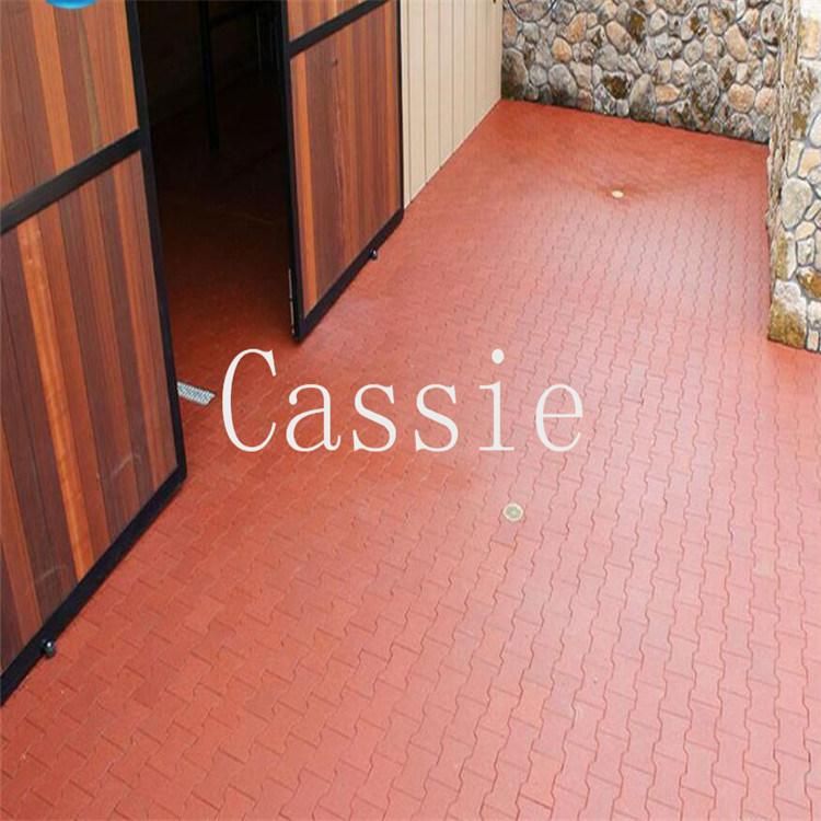 Interlocking Dog Bone Playground Square Rubber Tile