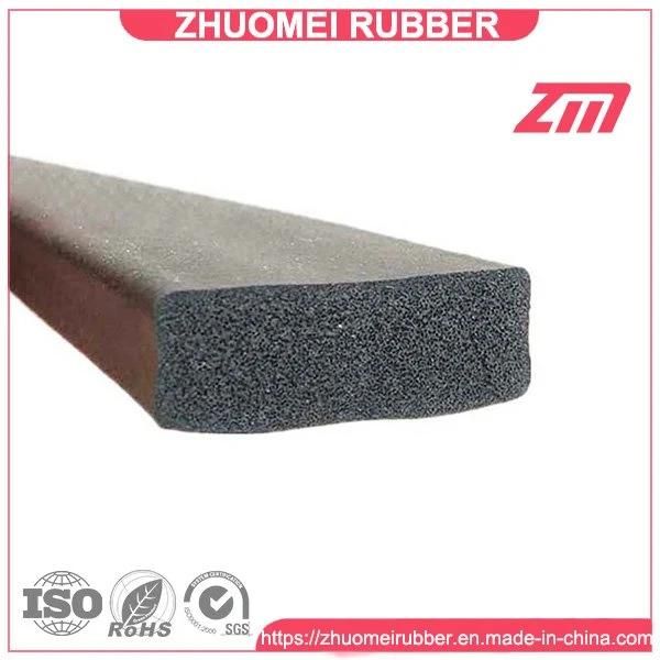 EPDM Sponge Square Strip Extruded Rubber Sealing Strip