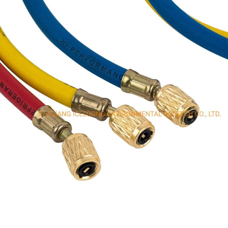 Refrigerant Charging Hose Rubber Brass 60"