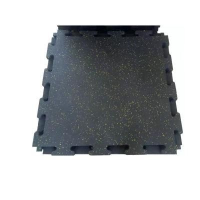 Anti-Skid Interlocking Rubber Tile Mat /Gym Rubber Flooring Sheet