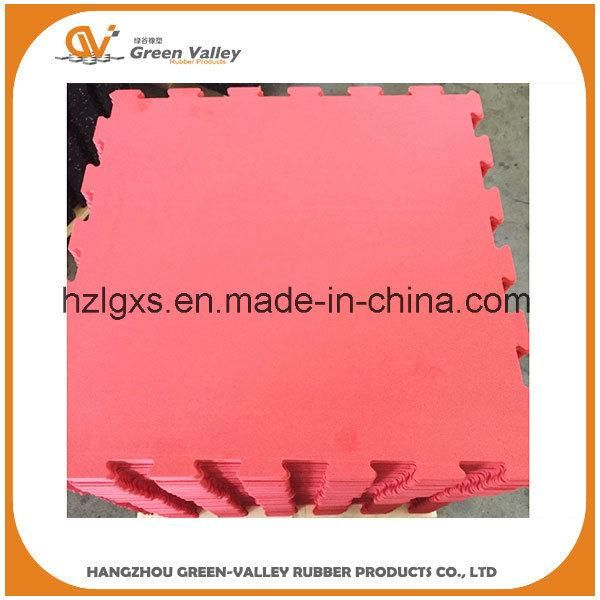 50X50cm Anti-Shock Interlocking Rubber Floor Mat Rubber Tile