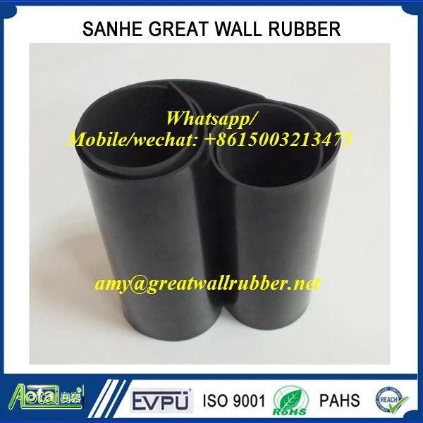 Custom Made Neoprene EPDM Nitrile Butyl Natural Gum FKM Black Rubber Sheet Mat