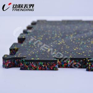 Eco-Friendly Colorful Indoor Gym Rubber Floor