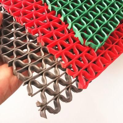 Tear Resistance Bath Toilet Drainage PVC S Mat Swimming Pool Mat