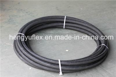 ID6mm Black, Oil Resistant Synthetic Hydraulic Hose En857 2sc
