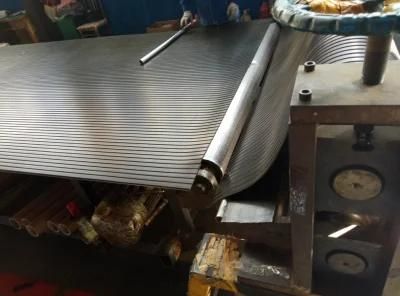 1-50 mm Anti Slip Flooring Wide Ribbed Rubber Sheet