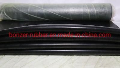 China Chemical Heat Resistant Industrial FKM FPM Fluorous Rubber Mat Flooring Sheet Rubber Floor