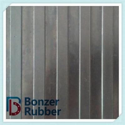 Fitness Anti-Slip Rubber Flooring Mat Wide Ribbed Rubber Sheet