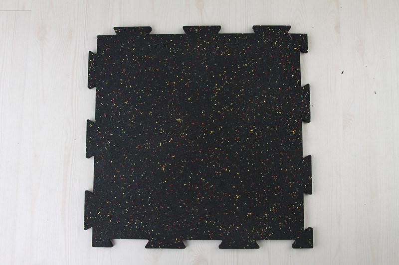 Colorful Anti Slips Rubber Floor Mat for Gym Use