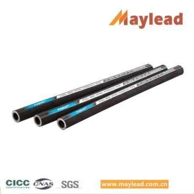 Oil Resistant High Pressure Rubber Hydraulic Hose for Refrigerated Truck with Steel Wire Reinforcement
