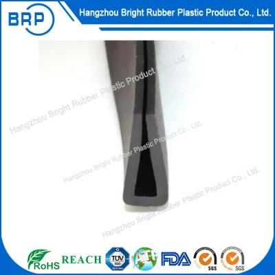 U Shaped Rubber Seal Strip EPDM Rubber Extrusions Glass Edge Guard Protector