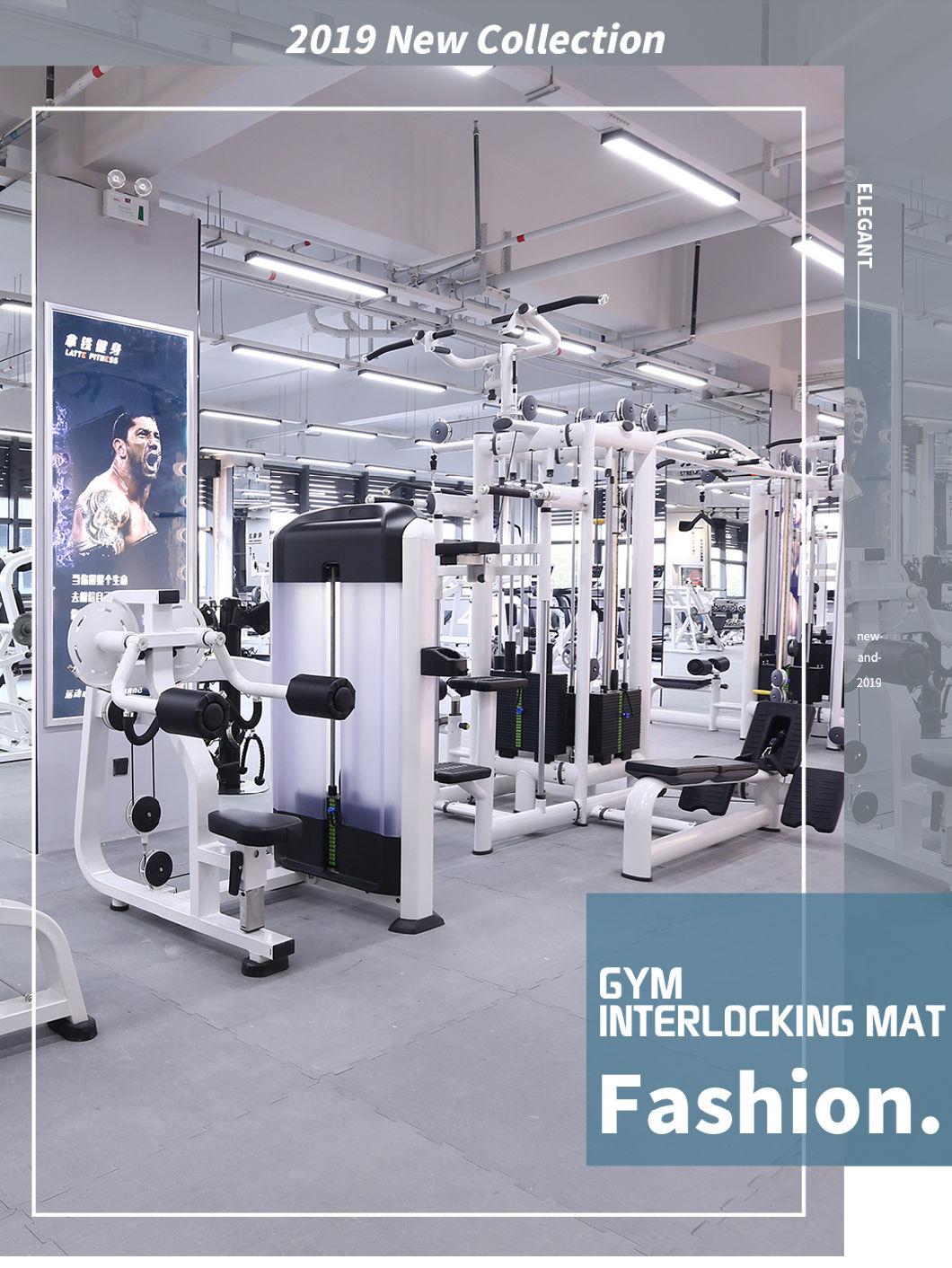 Interlocking Sound Absorption Clear Rubber Mat