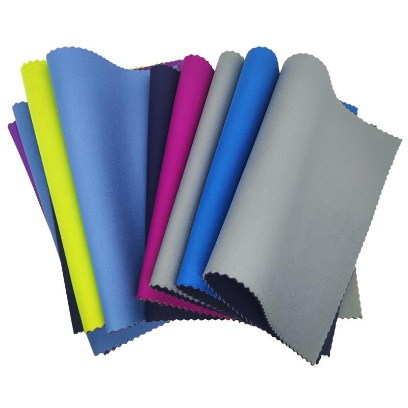 Eco Friendly 1.5mm Cr Neoprene Rubberized Fabric for Swimwear Colorful Stretchable