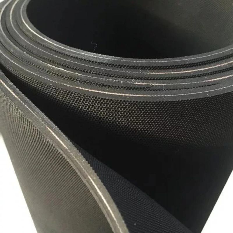China 2.5-7MPa Industrial Wear-Resistant Shock-Absorbing Fabric Back Double Side Rubber Sheet