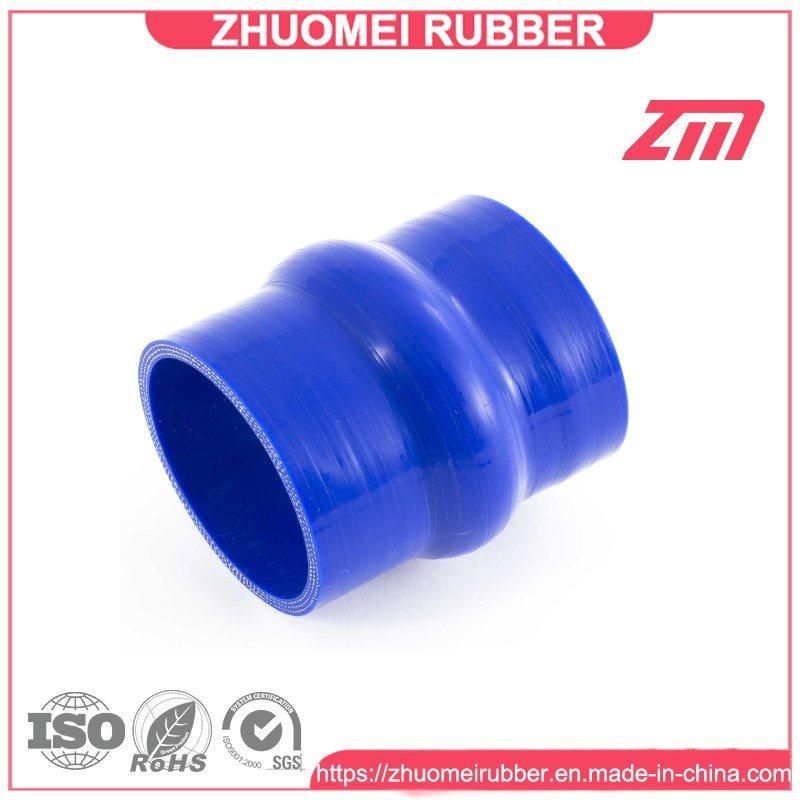 Blue Reinforced Silicone Straight Hose