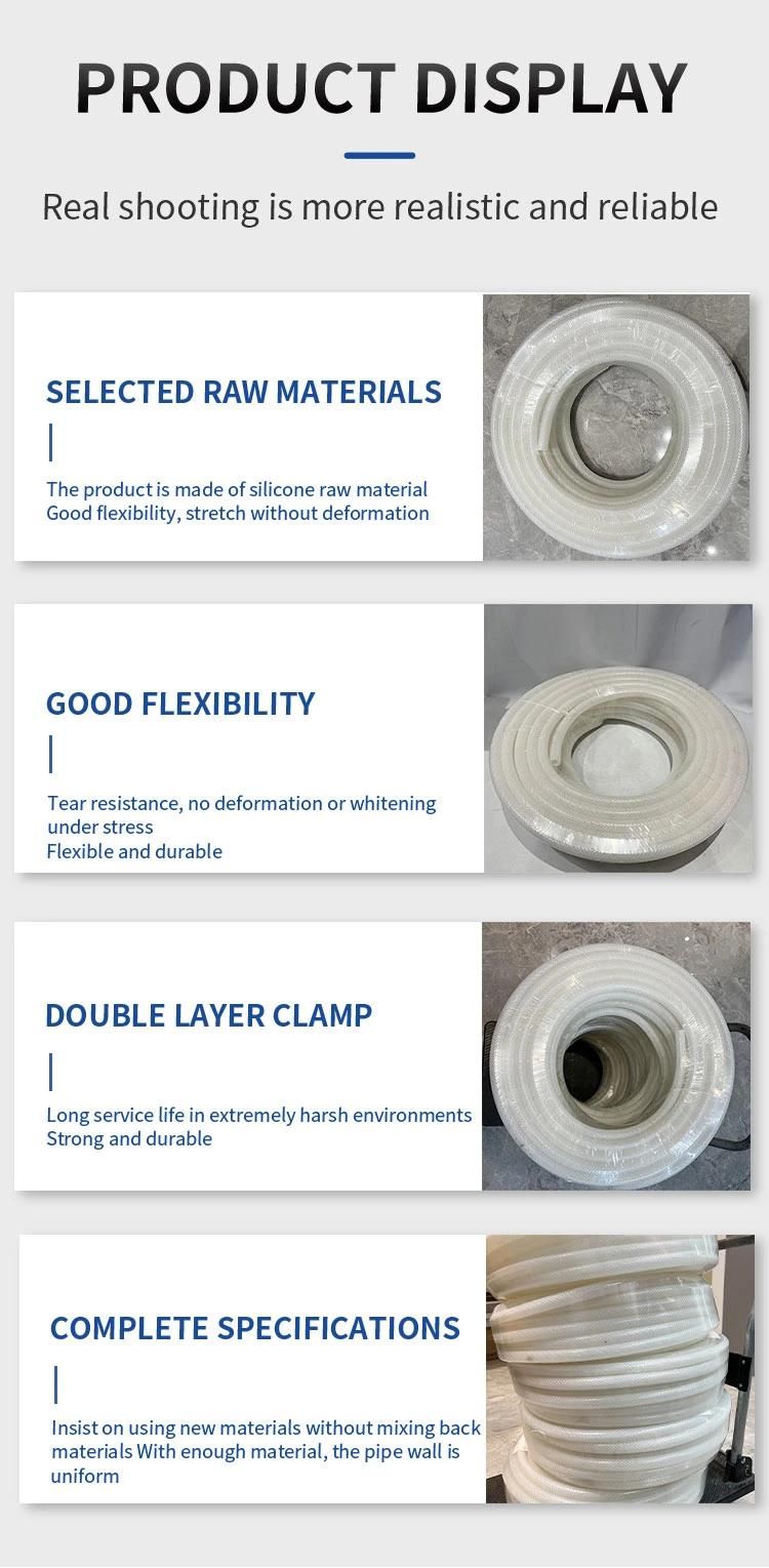 High Pressure Food Grade Flexible Silicone Rubber Pipe Hose