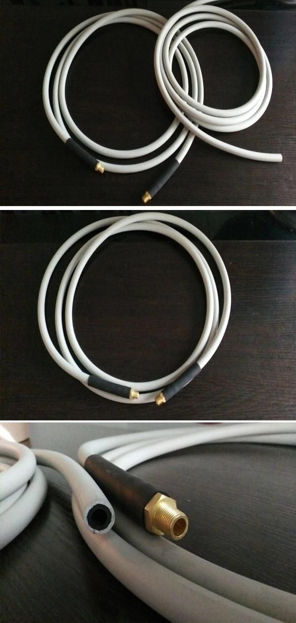 Fiber Braid Rubber Air Hose, Smooth Surface High Pressure Flexible Air Hose