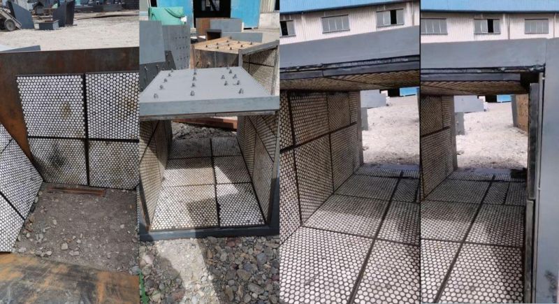 Wear Resistant Conveyor Chute Alumina Ceramic Rubber Lining Liner