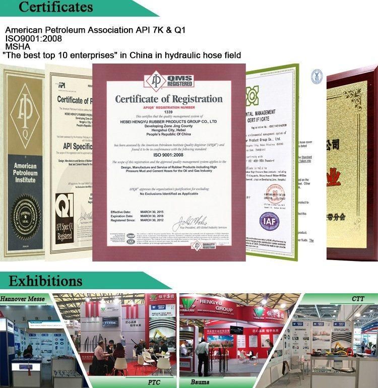 20 Years Experience Hydraulic Hose Manufacturers Supply Steel Wire Reinforced High Temperature Flexible Hose