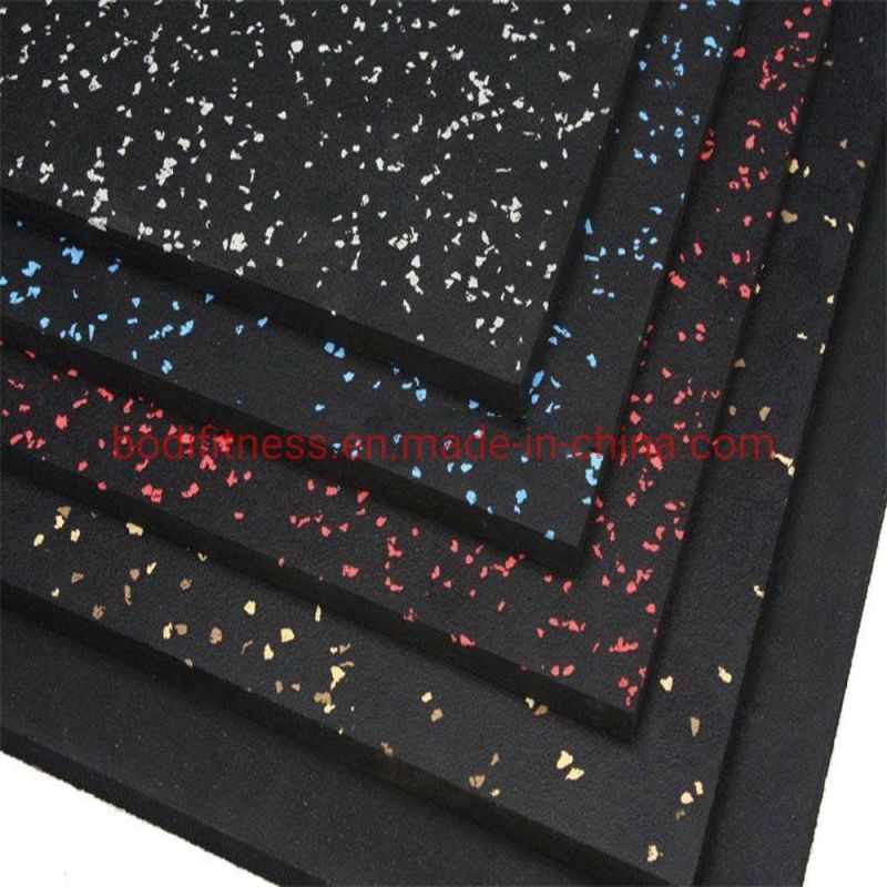 Outdoor Indoor Playground Rubber Tile / Fitness Rubber Mat / Gym Rubber Floor