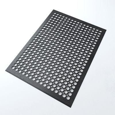 Oil Proof and Skid Resistant with Holes Nitrile Rubber Floor Mats for Industrial Workshop for Kitchen Wet Area