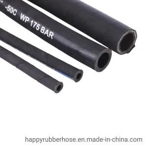 -50c Low Temperature One or Two Wire Braided High Pressure Hydraulic Hose Pipe R1/1sn R2/2sn