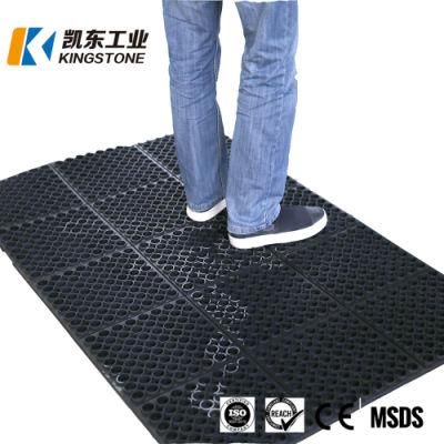 Heavy Duty Rubber Mat 3X5FT with Connectors Use for Hotel and Workplace