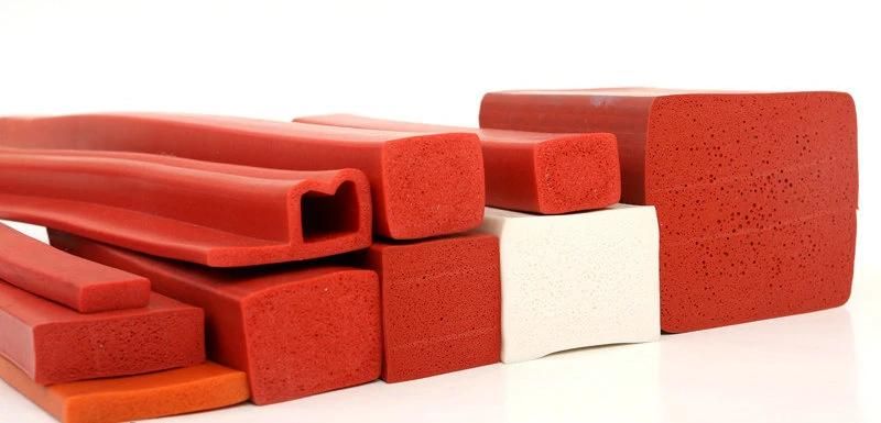 Close Cell Silicone Sponge Extrusion, Silicone Sponge Profil, Silicone Sponge Cord, Silicone Sponge Hose (3A1002)