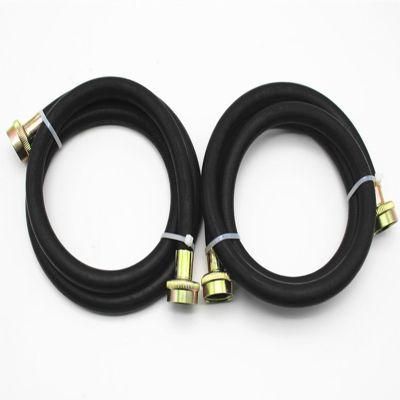 Rubber Washing Machine Hose with Brass 3/4&quot; Fht Connections