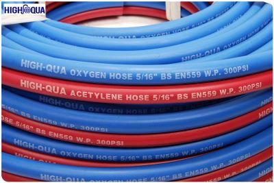 En 559 Standard Oxygen and Acetylene Hose Rubber Twin Welding Hose