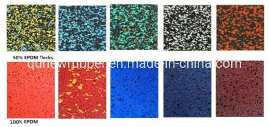 Gym Rubber Flooring / Indoor Rubber Mat / Crossfit Floor Rubber Gym