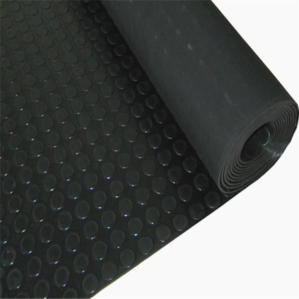 Natural Rubber Roll / Rib Color Industrial Anti-Abrasive Rubber Sheet