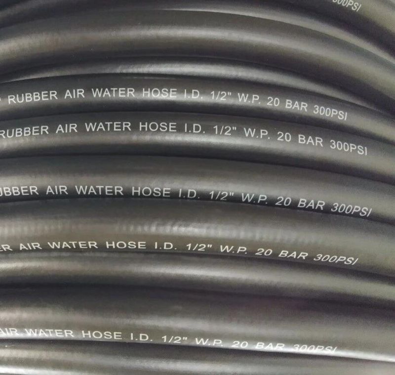 Customized Logo Smooth Air Water Rubber Hose