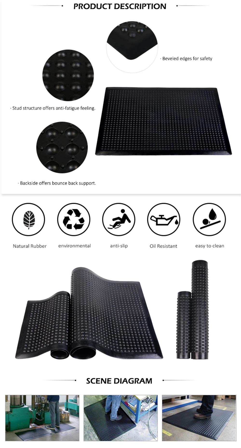 Doortex Black Cushioned Anti-Fatigue Bubble Mat