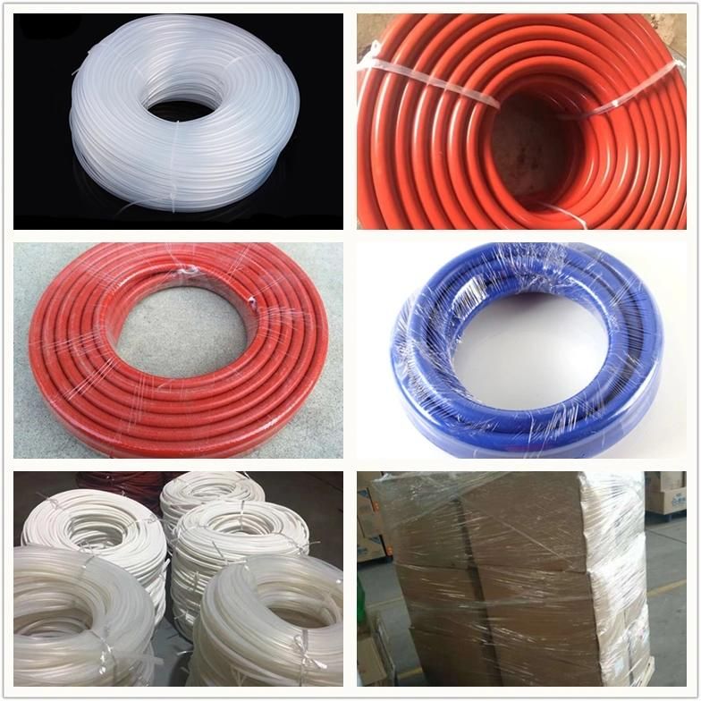 Heat Resistance Transparent Braided Silicone Rubber Hose Tube