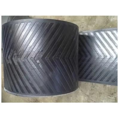 Customized Size Chevron Rubber Conveyor Belt Ep Nn Sidewall Steel Cord Rubber Belts for Mine Coal Sand