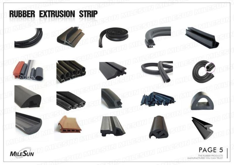 OEM Customization Rubber Extrusion Co-Extruded Sponge EPDM