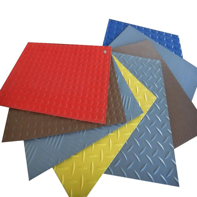 Checker Rubber Sheet, Checker Rubber Mat, Check Rubber Flooring for Flooring Rolls