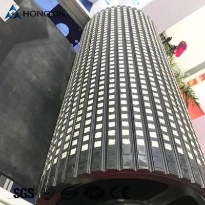 Abrasion Resistant Full Ceramic Pulley Lagging for Drive Pulley Rubber Strip Lagging Ceramic Pulley Lagging