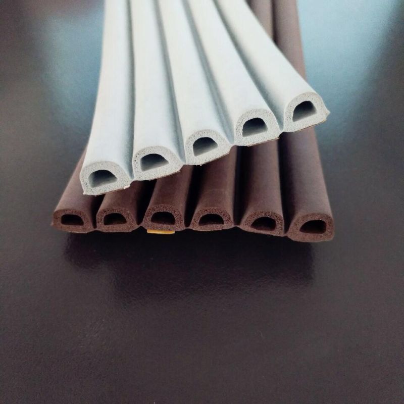 Self Adhesive EPDM Noise Isolating Rubber Window Door Seals