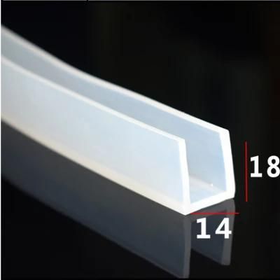 Silicone Rubber Extrusion Profile for Machinery Equipment, Galss