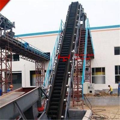 Inclined Sidewall Cleated Rubber Conveyor Belt